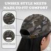 image:imageFunky Junque Distressed Baseball Cap Vintage Embroidered Dad Hat  Soft cotton distressed cap with vintage embroidery for music festivals road trips brunch amp weekend style1 American Flag  Black Camo