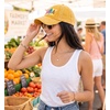 image:imageFunky Junque Distressed Baseball Cap Vintage Embroidered Dad Hat  Soft cotton distressed cap with vintage embroidery for music festivals road trips brunch amp weekend styleTie Dye Mama Patch  Yellow