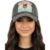 image:imageFunky Junque Distressed Baseball Cap Vintage Embroidered Dad Hat  Soft cotton distressed cap with vintage embroidery for music festivals road trips brunch amp weekend styleLifes a Beach  Black
