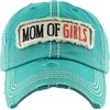 image:imageFunky Junque Distressed Baseball Cap Vintage Embroidered Dad Hat  Soft cotton distressed cap with vintage embroidery for music festivals road trips brunch amp weekend styleMom of Girls  Teal