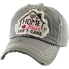 image:imageFunky Junque Distressed Baseball Cap Vintage Embroidered Dad Hat  Soft cotton distressed cap with vintage embroidery for music festivals road trips brunch amp weekend styleHome Hair Dont Care  Dove Grey