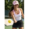 image:imageFunky Junque Distressed Baseball Cap Vintage Embroidered Dad Hat  Soft cotton distressed cap with vintage embroidery for music festivals road trips brunch amp weekend stylePickleball is My Therapy  Light Pink