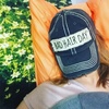 image:imageFunky Junque Distressed Baseball Cap Vintage Embroidered Dad Hat  Soft cotton distressed cap with vintage embroidery for music festivals road trips brunch amp weekend styleBad Hair Day  Black