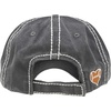 image:imageFunky Junque Distressed Baseball Cap Vintage Embroidered Dad Hat  Soft cotton distressed cap with vintage embroidery for music festivals road trips brunch amp weekend styleFootball Mama  Dark Grey