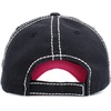 image:imageFunky Junque Distressed Baseball Cap Vintage Embroidered Dad Hat  Soft cotton distressed cap with vintage embroidery for music festivals road trips brunch amp weekend styleAdultish  Black