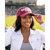 image:imageFunky Junque Distressed Baseball Cap Vintage Embroidered Dad Hat  Soft cotton distressed cap with vintage embroidery for music festivals road trips brunch amp weekend styleGame Day  ScarletWhite