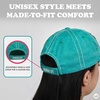 image:imageFunky Junque Distressed Baseball Cap Vintage Embroidered Dad Hat  Soft cotton distressed cap with vintage embroidery for music festivals road trips brunch amp weekend styleGood Moms Say Bad Words  Turquoise