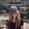 image:imageFunky Junque Distressed Baseball Cap Vintage Embroidered Dad Hat  Soft cotton distressed cap with vintage embroidery for music festivals road trips brunch amp weekend styleDog Mom  Black