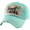 image:imageFunky Junque Distressed Baseball Cap Vintage Embroidered Dad Hat  Soft cotton distressed cap with vintage embroidery for music festivals road trips brunch amp weekend styleBeach Girl  Mint