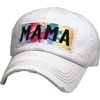 image:imageFunky Junque Distressed Baseball Cap Vintage Embroidered Dad Hat  Soft cotton distressed cap with vintage embroidery for music festivals road trips brunch amp weekend styleTie Dye Mama Patch  White