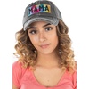 image:imageFunky Junque Distressed Baseball Cap Vintage Embroidered Dad Hat  Soft cotton distressed cap with vintage embroidery for music festivals road trips brunch amp weekend styleTie Dye Mama Patch  Black