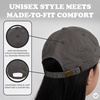 image:imageFunky Junque Distressed Baseball Cap Vintage Embroidered Dad Hat  Soft cotton distressed cap with vintage embroidery for music festivals road trips brunch amp weekend styleAmerican Flag  Dark Grey
