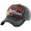 image:imageFunky Junque Distressed Baseball Cap Vintage Embroidered Dad Hat  Soft cotton distressed cap with vintage embroidery for music festivals road trips brunch amp weekend styleFootball Mama  Black
