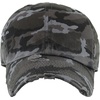 image:imageFunky Junque Distressed Cotton Dad Hat Low Profile Baseball Cap  Breathable 100 cotton dad hat with tuck amp slide metal buckle for everyday wear casual style amp allday comfortDistressed Camo Black