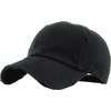 image:imageFunky Junque Distressed Cotton Dad Hat Low Profile Baseball Cap  Breathable 100 cotton dad hat with tuck amp slide metal buckle for everyday wear casual style amp allday comfortDistressed Black
