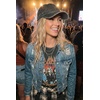 image:imageFunky Junque Distressed Washed Baseball Cap Vintage Cotton Dad Hat  Soft cotton dad hat with 6 panel eyelet design for the beach pool music festivals concerts amp barbecuesBasketweave Black