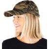 image:imageFunky Junque Distressed Washed Baseball Cap Vintage Cotton Dad Hat  Soft cotton dad hat with 6 panel eyelet design for the beach pool music festivals concerts amp barbecuesBasketweave Green Camo