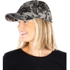 image:imageFunky Junque Distressed Washed Baseball Cap Vintage Cotton Dad Hat  Soft cotton dad hat with 6 panel eyelet design for the beach pool music festivals concerts amp barbecuesBasketweave Grey Camouflage