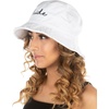 image:imageFunky Junque Embroidered Bridal Bucket Hat  Lightweight Cotton Bucket Hat with Sun Protection Beach Festival and Sun Reversible Bucket Hats for WomenBride  White