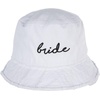 image:imageFunky Junque Embroidered Bridal Bucket Hat  Lightweight Cotton Bucket Hat with Sun Protection Beach Festival and Sun Reversible Bucket Hats for WomenBride  White