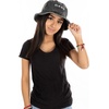 image:imageFunky Junque Embroidered Bridal Bucket Hat  Lightweight Cotton Bucket Hat with Sun Protection Beach Festival and Sun Reversible Bucket Hats for WomenBabe  Black