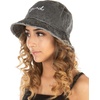 image:imageFunky Junque Embroidered Bridal Bucket Hat  Lightweight Cotton Bucket Hat with Sun Protection Beach Festival and Sun Reversible Bucket Hats for WomenSquad  Black