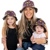 image:imageFunky Junque Family Matching Bucket Hats  Lightweight Cotton Bucket Hat with Sun Protection Mommy amp Me Matching HatsAbstract Patterns  Black  Adult LXl
