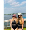 image:imageFunky Junque Family Matching Bucket Hats  Lightweight Cotton Bucket Hat with Sun Protection Mommy amp Me Matching HatsAbstract Shapes  White  Adult LXl