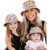 image:imageFunky Junque Family Matching Bucket Hats  Lightweight Cotton Bucket Hat with Sun Protection Mommy amp Me Matching HatsLeopard Print  Toddler ML