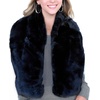 image:imageFunky Junque Faux Fur Shawl Wrap for Women  Ultra Soft Winter Lined Neck Scarf Elegant PullThru Wrap for Cold WeatherBlack