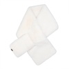 image:imageFunky Junque Faux Fur Shawl Wrap for Women  Ultra Soft Winter Lined Neck Scarf Elegant PullThru Wrap for Cold WeatherIvory