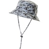 image:imageFunky Junque Flash Reflective Bucket Hat Bendable Brim Raver Cap  Reflective bucket hat with bendable wire brim for music festivals raves night runs biking amp streetwearMarble Light Blue