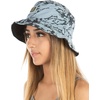 image:imageFunky Junque Flash Reflective Bucket Hat Bendable Brim Raver Cap  Reflective bucket hat with bendable wire brim for music festivals raves night runs biking amp streetwearMarble Light Blue