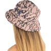 image:imageFunky Junque Flash Reflective Bucket Hat Bendable Brim Raver Cap  Reflective bucket hat with bendable wire brim for music festivals raves night runs biking amp streetwearMarble Rose