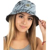 image:imageFunky Junque Flash Reflective Bucket Hat Bendable Brim Raver Cap  Reflective bucket hat with bendable wire brim for music festivals raves night runs biking amp streetwearMarble Light Blue