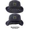 image:imageFunky Junque Flash Reflective Bucket Hat Bendable Brim Raver Cap  Reflective bucket hat with bendable wire brim for music festivals raves night runs biking amp streetwearMarble Rose