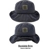 image:imageFunky Junque Flash Reflective Bucket Hat Bendable Brim Raver Cap  Reflective bucket hat with bendable wire brim for music festivals raves night runs biking amp streetwearMarble Sage