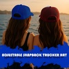 image:imageFunky Junque Funny Retro Foam Trucker Hat  Adult Humor Mesh Snapback for Bachelorette Girls Trip Weekend amp Birthday GiftBad Influence  Royal BlueWhite