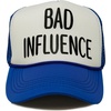 image:imageFunky Junque Funny Retro Foam Trucker Hat  Adult Humor Mesh Snapback for Bachelorette Girls Trip Weekend amp Birthday GiftBad Influence  Royal BlueWhite