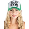 image:imageFunky Junque Funny Retro Foam Trucker Hat  Adult Humor Mesh Snapback for Bachelorette Girls Trip Weekend amp Birthday GiftBad and Boozy  Kelly GreenWhite