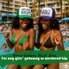 image:imageFunky Junque Funny Retro Foam Trucker Hat  Adult Humor Mesh Snapback for Bachelorette Girls Trip Weekend amp Birthday GiftBad and Boozy  Kelly GreenWhite