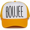 image:imageFunky Junque Funny Retro Foam Trucker Hat  Adult Humor Mesh Snapback for Bachelorette Girls Trip Weekend amp Birthday GiftBoujee  GoldWhite