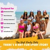 image:imageFunky Junque Funny Retro Foam Trucker Hat  Adult Humor Mesh Snapback for Bachelorette Girls Trip Weekend amp Birthday GiftBoujee  GoldWhite