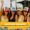 image:imageFunky Junque Funny Retro Foam Trucker Hat  Adult Humor Mesh Snapback for Bachelorette Girls Trip Weekend amp Birthday GiftBoujee  GoldWhite