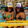 image:imageFunky Junque Funny Retro Foam Trucker Hat  Adult Humor Mesh Snapback for Bachelorette Girls Trip Weekend amp Birthday GiftBoujee  GoldWhite