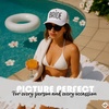 image:imageFunky Junque Funny Retro Foam Trucker Hat  Adult Humor Mesh Snapback for Bachelorette Girls Trip Weekend amp Birthday GiftBride  White