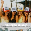 image:imageFunky Junque Funny Retro Foam Trucker Hat  Adult Humor Mesh Snapback for Bachelorette Girls Trip Weekend amp Birthday GiftBride  White