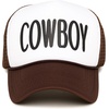 image:imageFunky Junque Funny Retro Foam Trucker Hat  Adult Humor Mesh Snapback for Bachelorette Girls Trip Weekend amp Birthday GiftCowboy  WhiteBrown