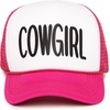 image:imageFunky Junque Funny Retro Foam Trucker Hat  Adult Humor Mesh Snapback for Bachelorette Girls Trip Weekend amp Birthday GiftCowgirl  WhiteHot Pink
