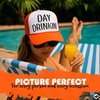 image:imageFunky Junque Funny Retro Foam Trucker Hat  Adult Humor Mesh Snapback for Bachelorette Girls Trip Weekend amp Birthday GiftDay Drinkin  Neon OrangeWhite